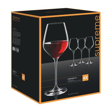 Supreme Burgandy XL Set of 4